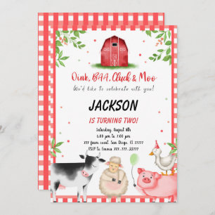 Convite Festa de aniversário fazenda