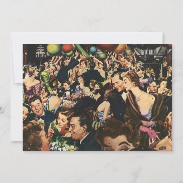 Convite Festa de Aniversário Feliz do Tema de Hollywood (Frente)