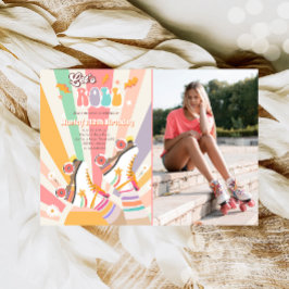 Convite Festa de aniversário I do entalhe da parte traseir