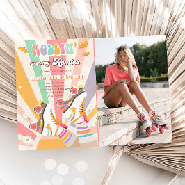 Convite Festa de aniversário I do entalhe da parte traseir