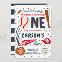 Festa de aniversário inicial da rua Baseball 1