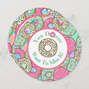 Convite Festa de aniversário Invitation2 da senhorita