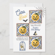 Festa de Aniversário Italiana de Halloween Ciao Bo