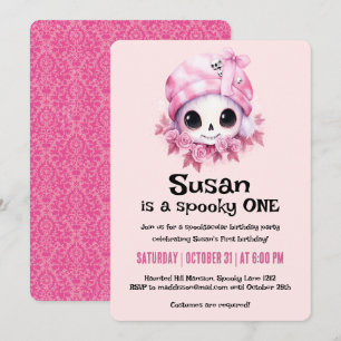 Convite Festa de Aniversário Kawaii Assustadoramente Fofa