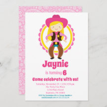 Festa de aniversário Loura Cowgirl