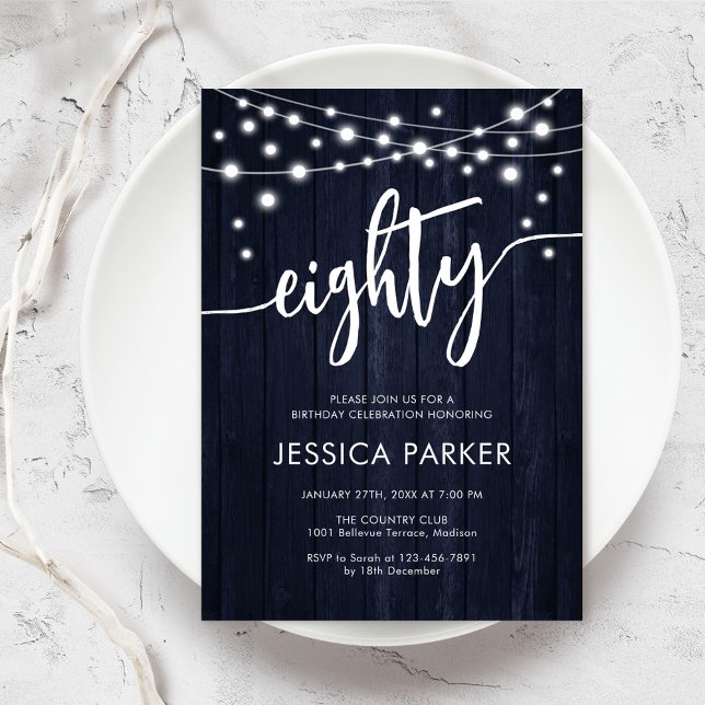 Convite Festa de aniversário Marinho russa (Criador carregado)