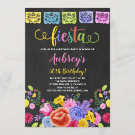 Convite Festa de aniversário mexicana da festa