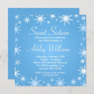 Convite Festa de aniversário moderna do doce 16 do país