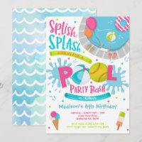 Festa de Aniversário na Piscina com Softball Splas