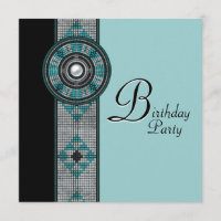 Festa de aniversário Nativa Americana Azul Turques