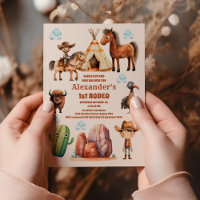 Festa de aniversário Ocidental Wild Cowboy País Oc