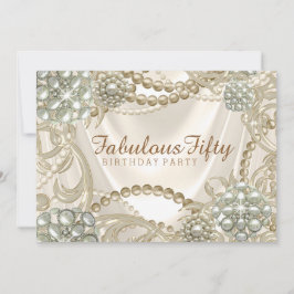 Convite Festa de aniversário Pérola das Mulheres