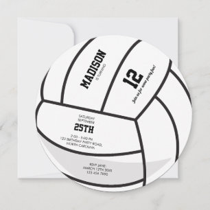 Convite Festa de Aniversário Personalizada com Bola de Vol