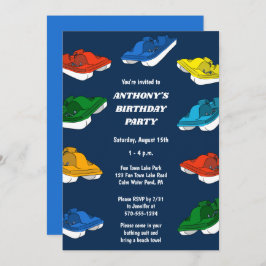 Convite Festa de aniversário Personalizada de Cores Brilha