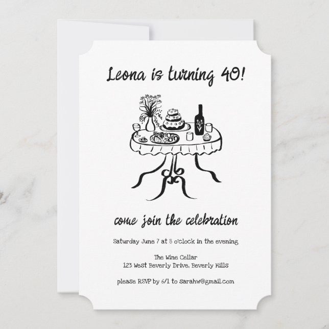 Convite Festa de aniversário Personalizada de Picnic de Bu (Frente)