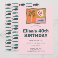 Festa de aniversário PERSONALIZADA Moderna de Soir