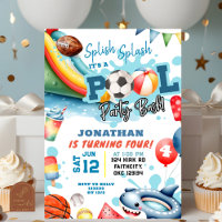 Festa de Aniversário Piscina de Bolas Esportivas