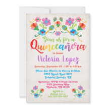 Festa de aniversário Quinceañera Fiesta com bordad