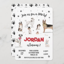 Festa de aniversário Realística de Cães de Água, Q