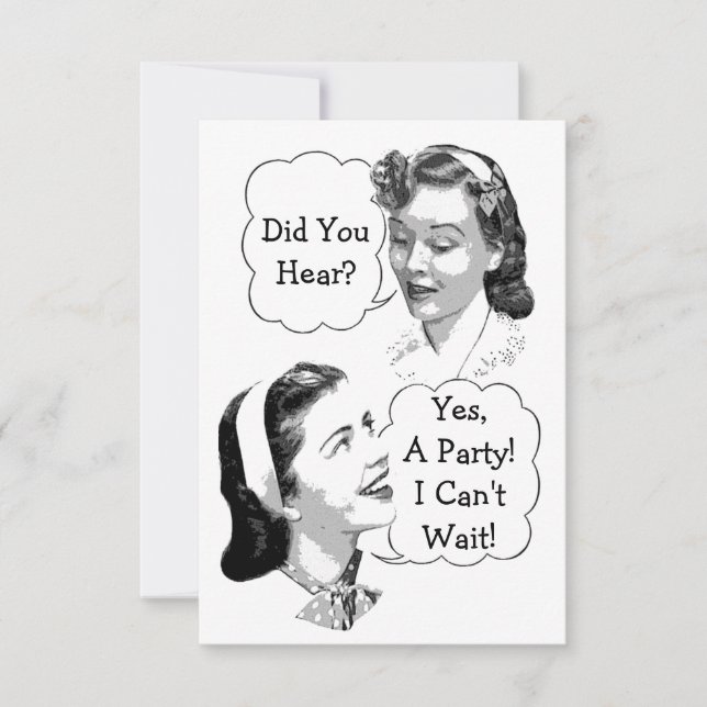 Convite Festa de aniversário retrógrada V2 (Frente)