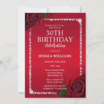 Festa de Aniversário Romântica com Rosas Decorativ