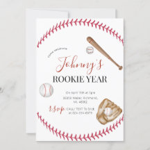 Festa de aniversário Simples de Baseball Pessoal