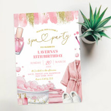 Festa de Aniversário Spa Mani Pedi Rosa Suave Coqu