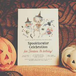 Convite Festa de aniversário Spooktacular de Halloween