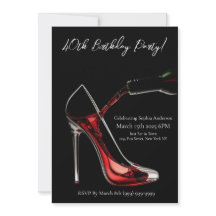 Festa de aniversário-Stiletto com Vinho