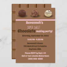 Festa de aniversário super do fazer do chocolate