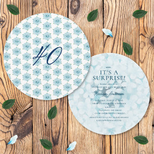 Convite Festa de Aniversário Surpresa de 40 anos com Hortê