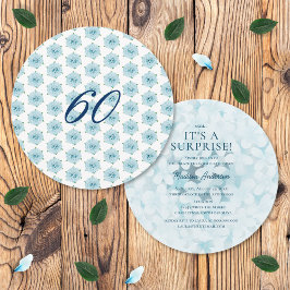 Convite Festa de Aniversário Surpresa de 60 anos com Hortê