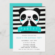 Festa de aniversário Teal Panda 5