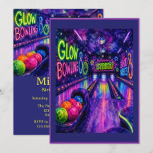 Festa de Aniversário Teenil de Glow Bowling em Aqu