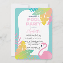 Festa de Aniversário Tropical com Flamingo Rosa na