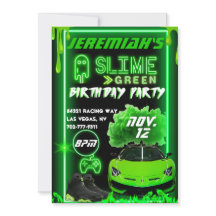 Festa de aniversário Verde Slime