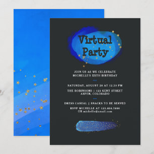 Convite Festa de Aniversário Virtual de Ficção Espacial