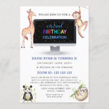 Festa de aniversário Virtual do Menino dos Amigos