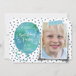 Convite Festa de aniversário Watercolor | Convites, garoto