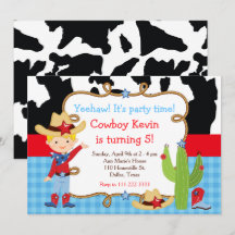 Festa de Aniversário Western do Cowboy Loiro