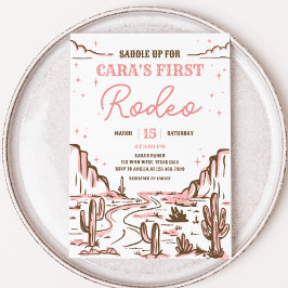Convite Festa de aniversário Wild West Rodeo