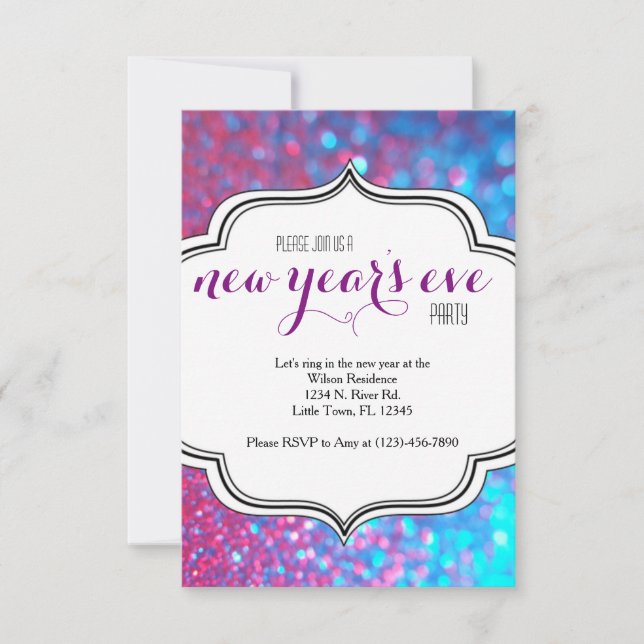 Convite Festa de Ano Novo (Frente)