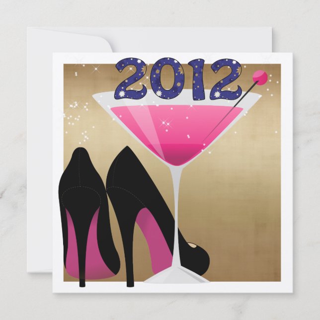 Convite Festa de Ano Novo (Frente)