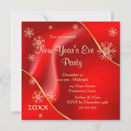 Convite Festa de Ano Novo 2022