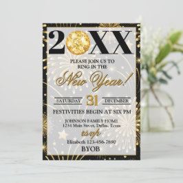 Convite Festa de Ano Novo 2026