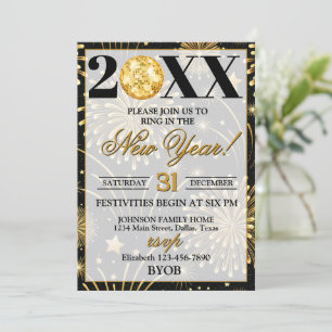 Convite Festa de Ano Novo 2026