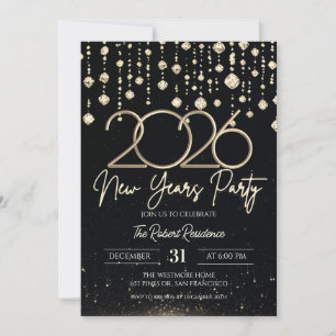 Convite Festa de Ano Novo 2026 