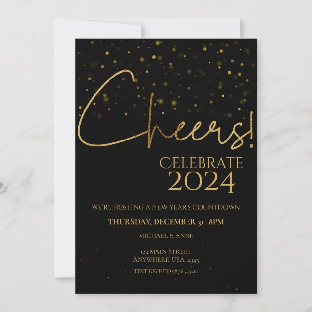 Convite Festa de Ano Novo de Saúde (Frente)