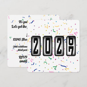 Convite Festa de Ano Novo do Hodômetro de 2027