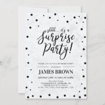 Festa de Aposentadoria com Confetes Pretos e Surpr